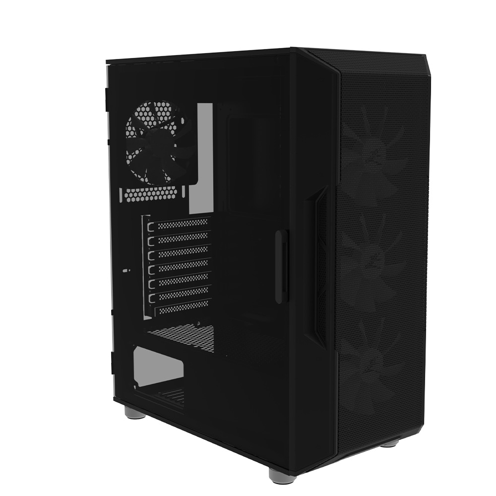 ZALMAN i3 NEO BLACK RGBファン4基装備 ミドルタワー型PCケース ブラック|I3 NEO BLACK - 画像 (7)