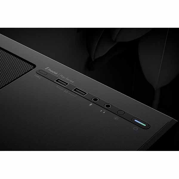 Fractal Design Pop Mini Air RGB Black TG Clear Tint ミニタワー型PCケース ブラック|FD-C-POR1M-06 - 画像 (7)