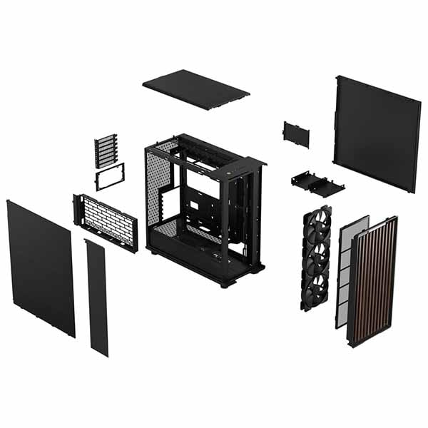 Fractal Design North XL Charcoal Black フルタワー型PCケース ブラック|FD-C-NOR1X-01 - 画像 (7)