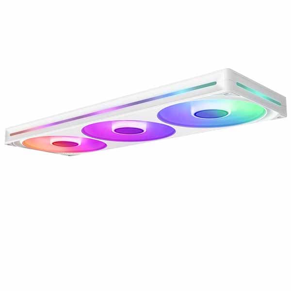NZXT F420RGB Core Fan (Single Frame) - White シングルフレームRGBファンユニット ホワイト|RF-U42HF-W1 - 画像 (7)