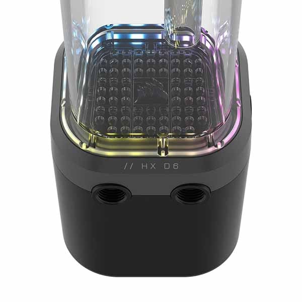 Corsair Hydro X Series iCUE LINK XD6 RGB ELITE (Pump reservoir unit) カスタム水冷用ポンプ/リザーバーコンボ ブラック|CX-9040013-WW - 画像 (7)
