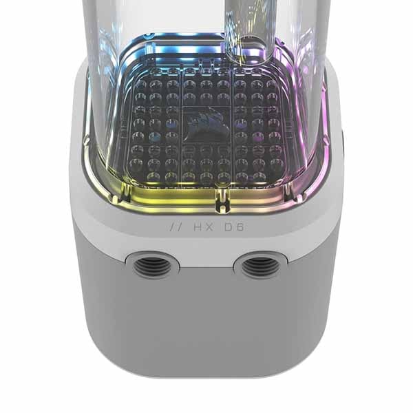 Corsair Hydro X Series iCUE LINK XD6 RGB ELITE WHITE (Pump reservoir unit) カスタム水冷用ポンプ/リザーバーコンボ ホワイト|CX-9040014-WW - 画像 (7)