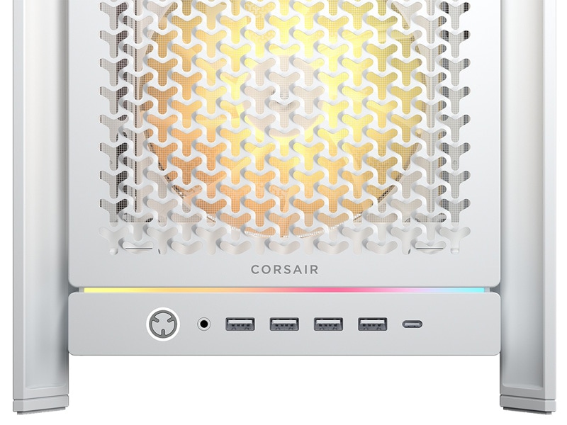 Corsair FRAME 5000D RS ARGB モジュール式 ハイエアフロー ミドルタワー型PCケース ホワイト|CC-9011310-WW - 画像 (7)