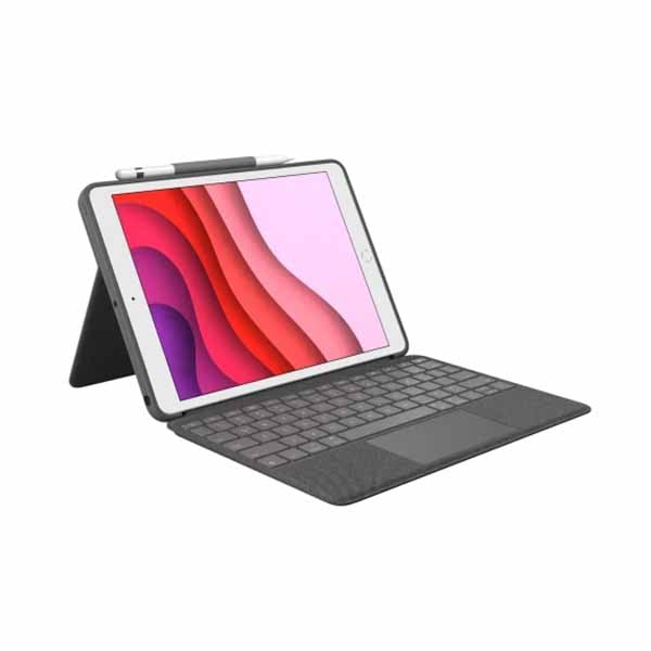 ロジクール COMBO TOUCH for iPad (第7世代用)トラックパッド付バックライトキーボードケース｜IK1057BKA
