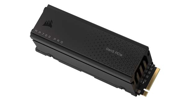 Corsair MP700 PRO PCIe Gen. 5 x4 M.2 NVMe SSD 1TB with Cooler; 11,700MB/s / 9,600MB/s; 700TBW|CSSD-F1000GBMP700PRO - 画像 (6)
