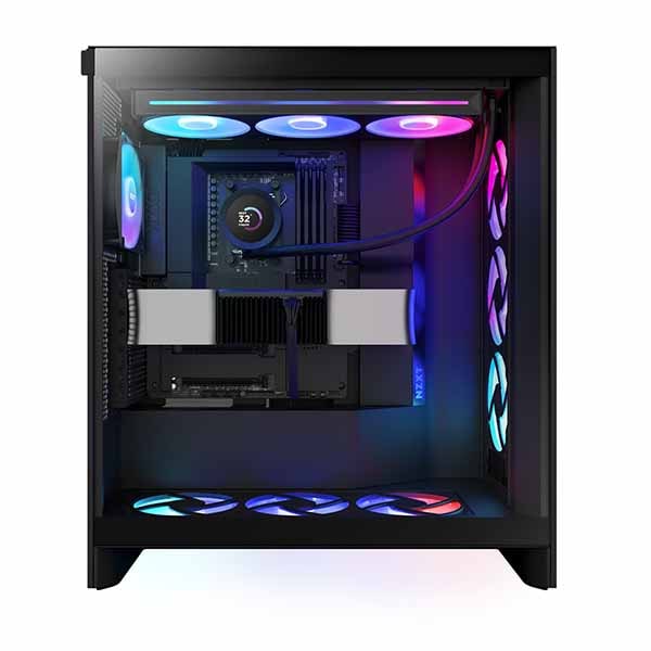 NZXT Kraken Plus 360 RGB v2(Black) 360mm RGB AIO液体クーラー 1.54インチLCD付き ブラック|RL-KR360-B2 - 画像 (8)