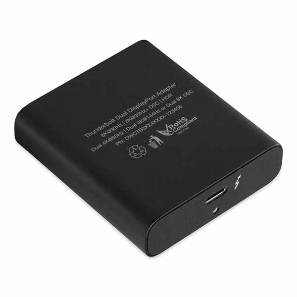 【国内正規代理店品】OWC Thunderbolt to Dual Displayport Adapter|OWCTB3ADP2DPT - 画像 (8)