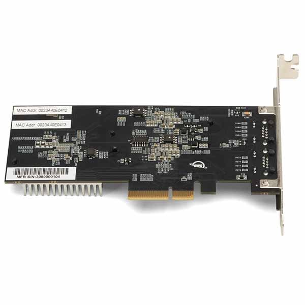 【国内正規代理店品】OWC 2-Port 10G Ethernet PCIe Network Adapter Expansion Card ネットワーク アダプターカード|OWCPCIE10GB2 - 画像 (8)