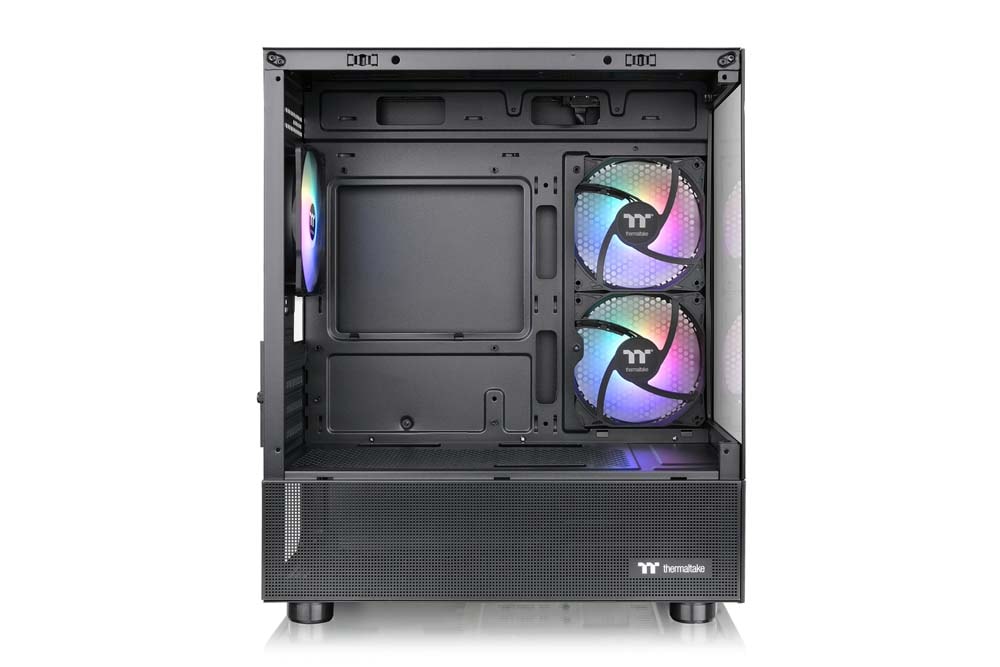 Thermaltake View 170 TG ARGB Black ピラーレスデザインのミニタワー型PCケース ブラック|CA-1Z4-00M1WN-00 - 画像 (8)