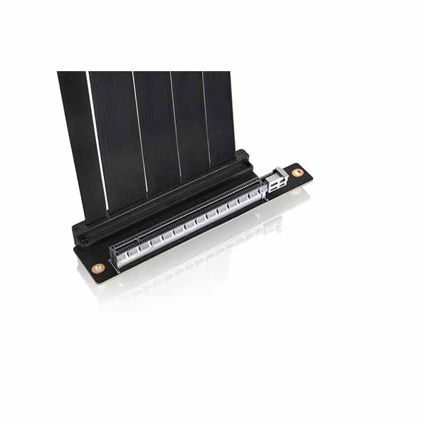 Thermaltake PCI-E 4.0 Dual 90 Degree Riser Cable 130mm Black デュアル90度ライザーケーブル ブラック|AC-071-CO1OTN-C1 - 画像 (8)