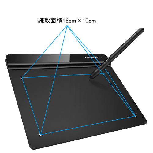 XP-PEN Star G640 デジタルイラスト入門用、OSU!ゲーム用、電子署名用ペンタブレット|STARG640 - 画像 (3)