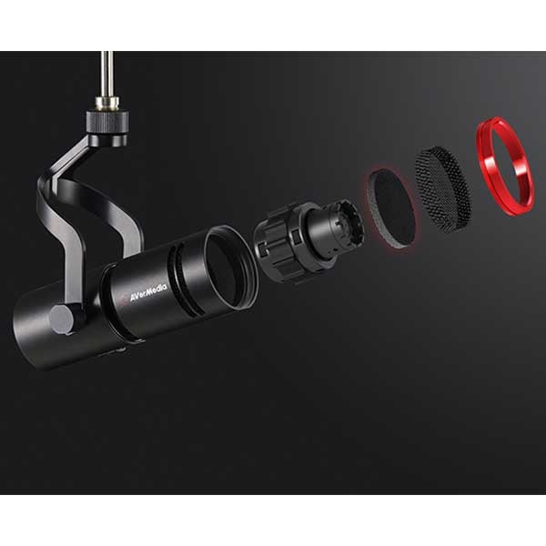 AVerMedia TECHNOLOGIES LIVE STREAMER MIC 330 クリエイター向けダイナミックマイク|AM330 - 画像 (9)