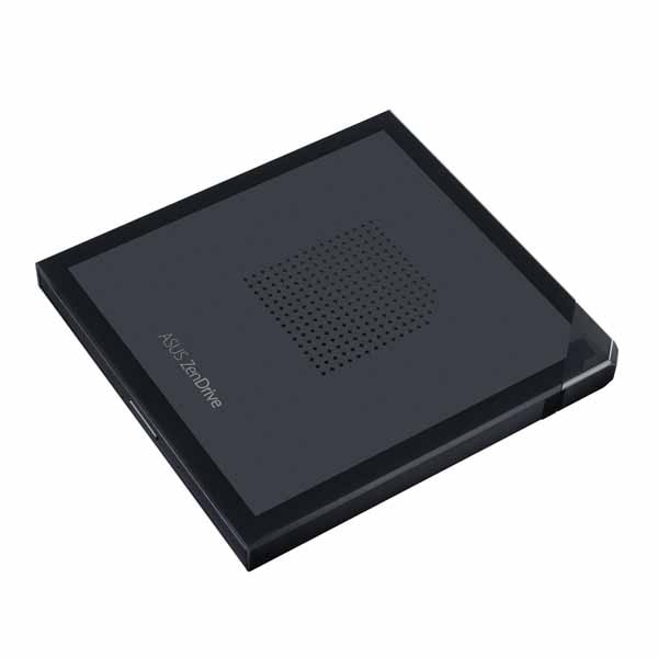 ASUS ZenDrive 外付けDVDドライブ＆ライター USB-Cケーブル内蔵 ブラック｜SDRW-08V1M-U/BLK/G/AS/P2G