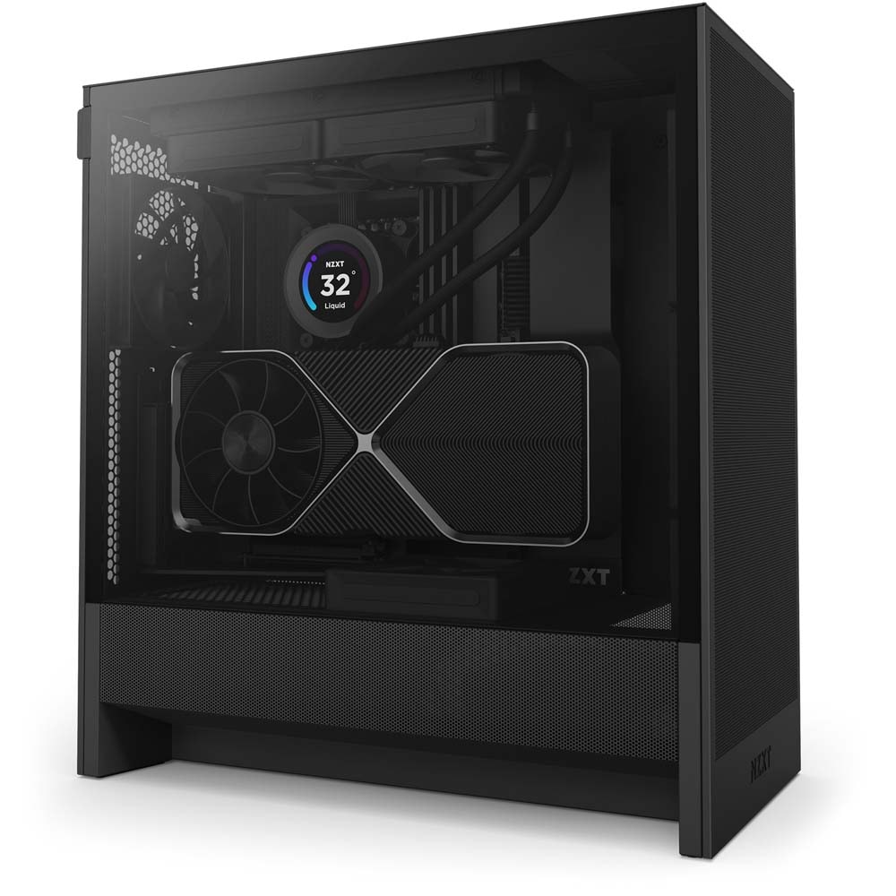 NZXT H5 Flow v2 Black ミドルタワーケース ブラック|CC-H52FB-01 - 画像 (9)