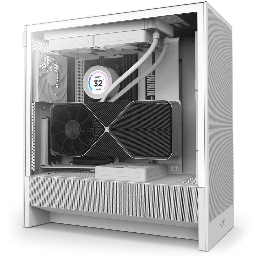 NZXT H5 Flow v2 White ミドルタワーケース ホワイト|CC-H52FW-01 - 画像 (9)
