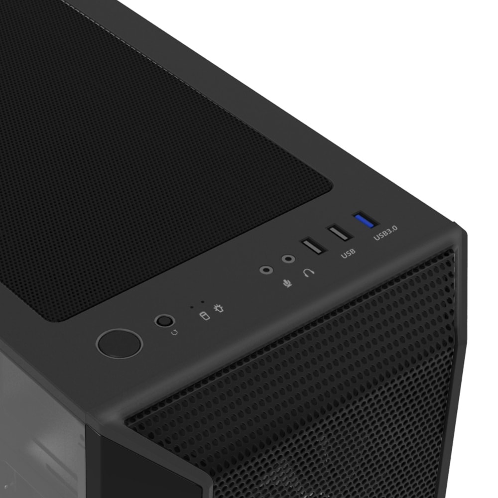 ZALMAN i3 NEO BLACK RGBファン4基装備 ミドルタワー型PCケース ブラック|I3 NEO BLACK - 画像 (9)