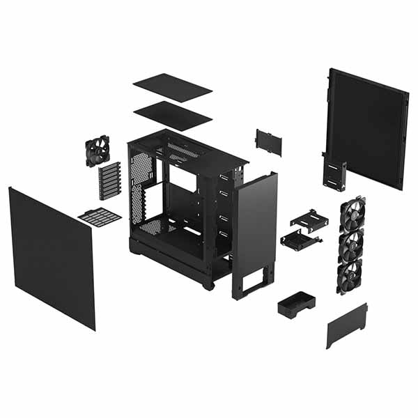Fractal Design Pop XL Silent Black Solid 優れた静音性 フルタワー型PCケース|FD-C-POS1X-01 - 画像 (9)