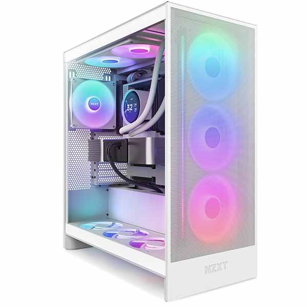 NZXT F420RGB Core Fan (Single Frame) - White シングルフレームRGBファンユニット ホワイト|RF-U42HF-W1 - 画像 (9)