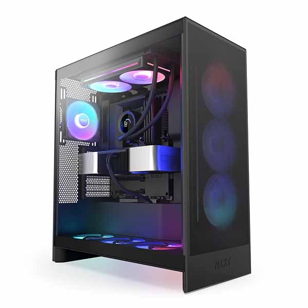 NZXT Kraken Plus 240 RGB v2(Black) 240mm RGB AIO液体クーラー 1.54インチLCD付き ブラック|RL-KR240-B2 - 画像 (9)
