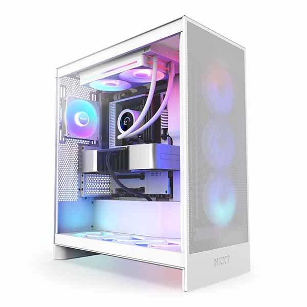 NZXT Kraken Plus 240 RGB v2(White) 240mm RGB AIO液体クーラー 1.54インチLCD付き ホワイト|RL-KR240-W2 - 画像 (9)