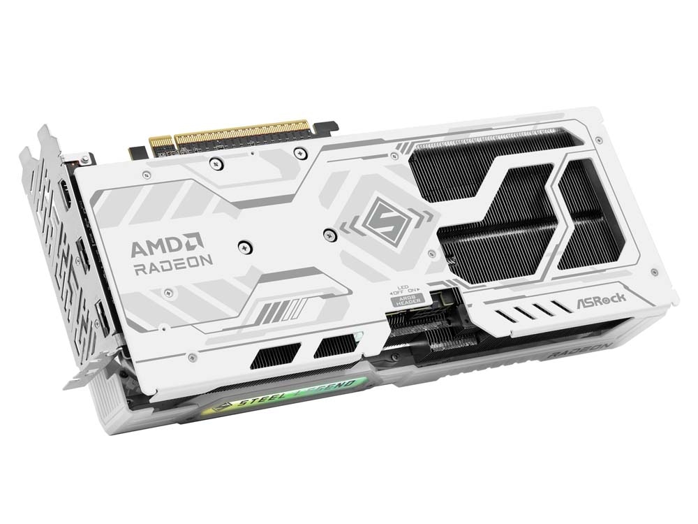 ASRock Radeon RX 9060XT Steel Legend 16G OC グラフィックボード|RX9060XT SL 16GO - 画像 (9)