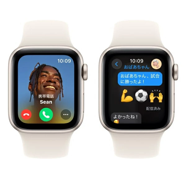 Apple Watch SE2 第2世代 本体 GPSモデル バンドサイズ S/M 40mm MXEF3J/A スターライトアルミニウムケースとスターライトスポーツバンド 新品 アップル スターライト アップルウオッチse2 - 画像 (6)
